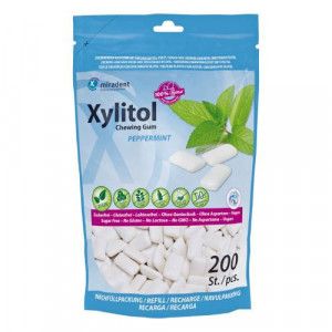 MIRADENT Xylitol Chewing Gum Minze Refill